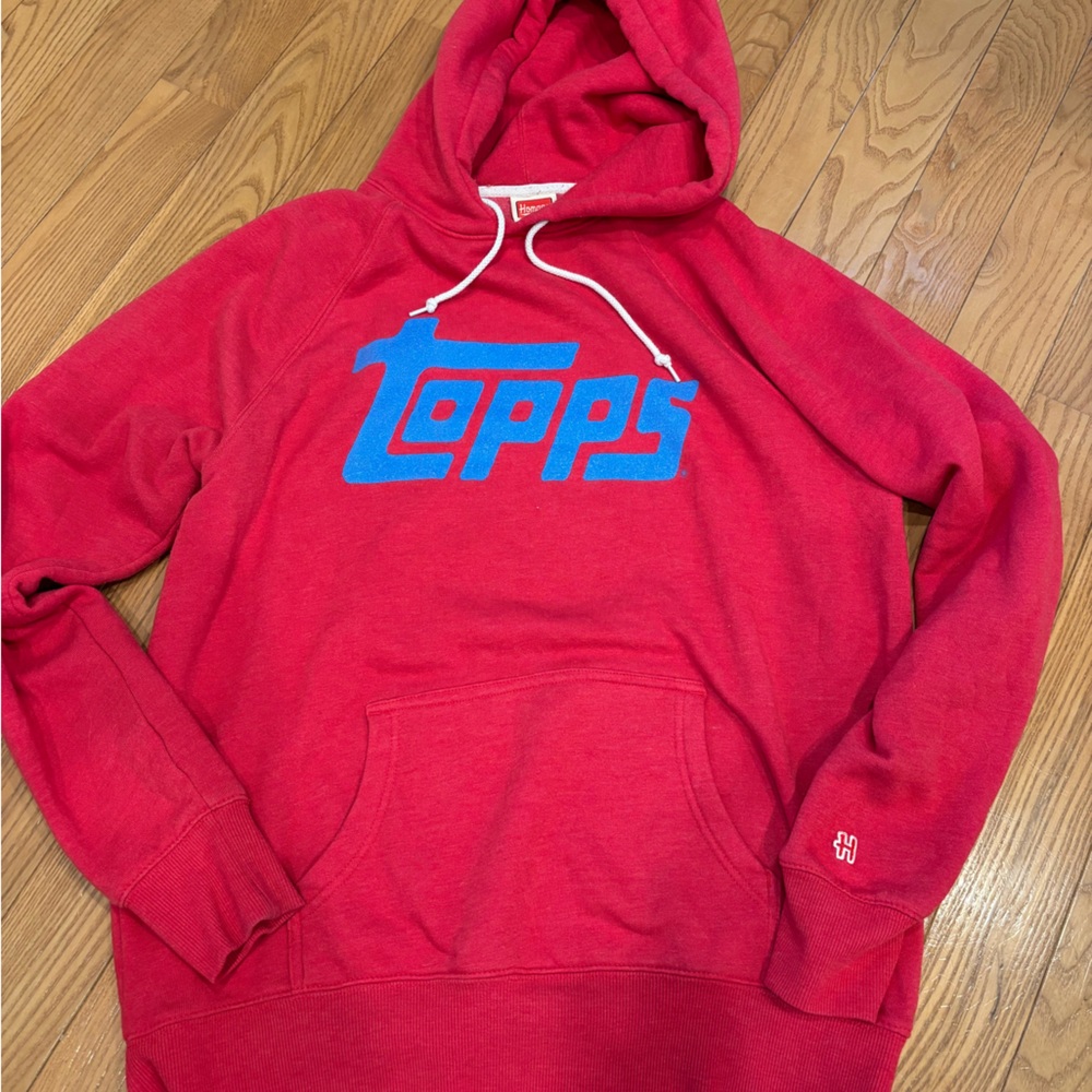 HOMAGE Red Topps Baseball Hoodie